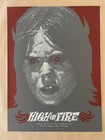High On Fire Concert Screenprint Poster By Zach Hobbs 2006 Asheville Nc