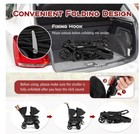 Costway Foldable Double Stroller     Lightweight Twin Baby Travel Pushchair  Black
