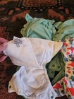 Lot Thirsties Reusable Cloth Diapers 3 All In One  2 Covers  Used 0-9mo  6-18lbs
