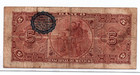 Mexican Revolution 1908 El Banco Nacional De Mexico 5 Pesos Banknote Currency