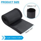 6 6 Ft X 5 51  Cable Sleeve Hook And Loop Fastener Wire Manager Cord Protector