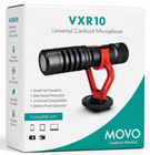 Movo Vxr10 Universal Video Microphone Black Shock Mount Open Box