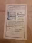 Antique Advertising Card 1900s  D h  Baldwin   Co   Piano s  Organs  Piano Playe