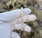 7ct Round Cut Lab Created Diamond Women s Tennis Bracelet 14k Yellow Gold Plated