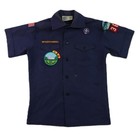 Vintage Lot 10 Boy Scouts Blue Uniforms Shirts Patches