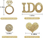 Gold Wedding Table Confetti  Bridal Shower Decorations Bride To Be Confetti Glit