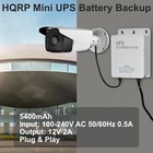 Hqrp Mini Ups Battery Backup For Wifi Router 12v 2a 5400mah Power Supply Ac   Dc