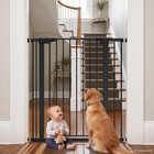 41    Extra Tall Baby Gate For Stairs - Adjustable 29 7-40 6  Wide Pet Safety Gate