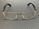 Versace Ve1274 1002 Gold Black Men s 57 Mm Eyeglasses
