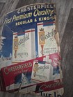 Vintage Chesterfield Cigarette Advertising Sign   20x14  Read And See Photos