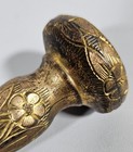 Antique Rnw Victorian Gold Filled   Mother Of Pearl Umbrella Handle View All Pic
