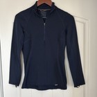 Patagonia Navy Blue Thermal Weight Capilene Baselayer Jacket 1 4 Zip Women s Xs