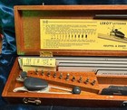 K e Leroy Lettering Set Keuffel   Esser Drafting Kit Mahogany Wood Case   Manual