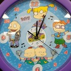 Vintage 1999 Viacom Nickelodeon Rugrats Clock Voices Tested   Works  