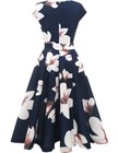 Dresstells Floral Cocktail Dress Women Wedding Guest Formal Spring Easter