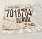 Sub-zero 7018704 Pal Svce Nut New