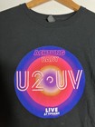 U2 Achtung Baby Uv Live At Sphere Las Vegas Tour T-shirt Men s Large Black