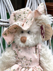 Ty Collectible Nola Bear Plush Pink Floral Dress   Hat Full Jointed 1993 Nwt Vtg