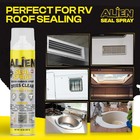 Alien Tape Sealant Spray 14 Oz  Waterproof  Liquid Rubber Leak Sealer  Clear 2pk