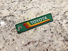 New Green Retro Vintage Stripes Trd Racing Keychain Keys For Toyota - Us Based