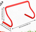 12  Red Training Hurdles- 16 Pack - For Speed  Agility  Football  Soccer    More
