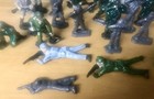 Vintage Lot Of 29  Lead Soldiers Figures  Looks Hand Painted