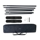 8 x10  Banner Stand Step And Repeat Adjustable Telescopic Trade Show Backdrop