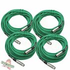 Fat Toad Microphone Xlr Cables 50ft     4 Lot Studio Mic Cord Extension Wire 20awg