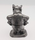 Michael Ricker 1989 Signed numbered Anthropomorphic Pig Hog Solid Pewter Figure