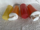New  Tupperware Tumblers  With Flip Top Lids 16oz  Set Of 4 Multicolor