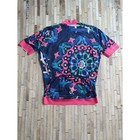 Dixie   Devil Women s L Pink blue Mandala Print Cycling Jersey