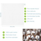 Muslin Baby Towel Super Soft And Absorbent Cotton Baby Bath Towels 2 Pack 6 L   