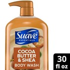 Suave Essentials Gentle Body Wash  Cocoa Butter   Shea  30 Oz