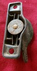 Antique Victorian Cast Iron Window Sash Lock Latch Twist Ornate