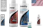 Seachem Prime Fish Tank Conditioner   Stability 500ml Plus 10 Pet Cleaning Wipes