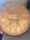 Vintage 1988 Longaberger Large Two Handles Basket Pre-owned Signed