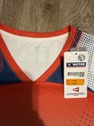 New With Tags L Large Victor Badminton Jersey 50012a Fast-dry Short Sleeve
