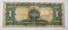 1899  1 Black Eagle Silver Certificate Large Size Us Banknote Circulated  m862
