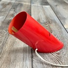 Vintage Mid Century Modern Mcm Metal Spot Lamp Ooak One Of A Kind Red Orange