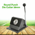 Button Maker 58mm Card Badge Punch Press Machine 500grams Parts Circle Cutter