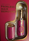 Juicy Couture Led Light Painless Hair Remover 18k Gold Plated Facial Shaver Pink
