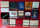 Vintage Matchbook  Matches Lot L Restaurants  Resorts  Bars  Inn  Full Unstruck 