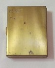 Vintage Antique Flower Parrot Sewing Kit Tin Usa 2 x3  Scissors  Thread  Needles