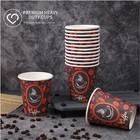 100 Pack 10oz Quality Disposable Paper Hot Coffee Cups  Perfect For Hot Drinks