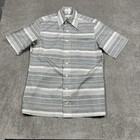 Vtg 60s 70s Damon Shirt Hippie Disco Saturday Night Fever Poly Nik Mens Medium