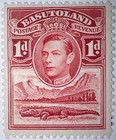 Travelstamps  1938 Basutoland Stamps Sc  19  George Vi   1d  Mint  Og  Nh  Mnh