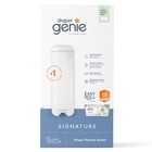 Diaper Genie Signature Pail  White  1 Diaper Pail  1 Easy Roll Refill 9 Bags