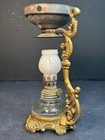 Antique 19th Century Brass Vapo Cresolene Vaporizer Medical Oil Lamp