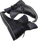 Medieval Leather Boots   Viking Renaissance Shoes   Pirate Brown Costume