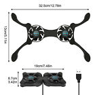 Dual Usb Cooling Fan Pad Foldable Slim Fans Cooler Stand For Pc Notebook Laptop